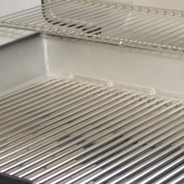 Stainless-steel drop-in warming rack